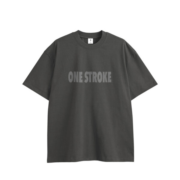 center logo T-shirt gray
