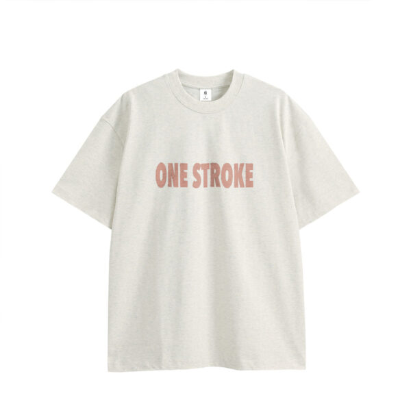 center logo T-shirt natural