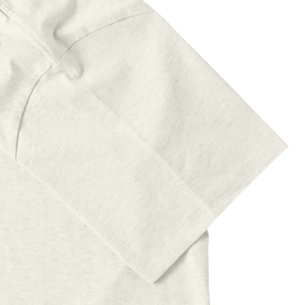 center logo T-shirt natural - 画像 (5)