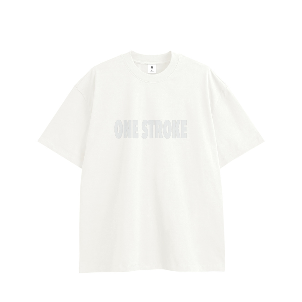 center logo T-shirt white