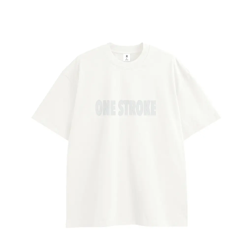 center logo T-shirt white