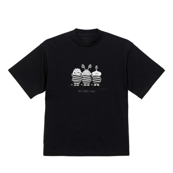 ONE STROKE x Yoshiki T-shirt【強制労働宇宙人】black